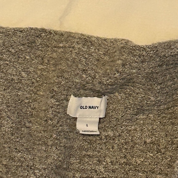 Old Navy Open Front Chunky Knit Long Shawl Collar Sleeveless Cardigan / L - Picture 2 of 2